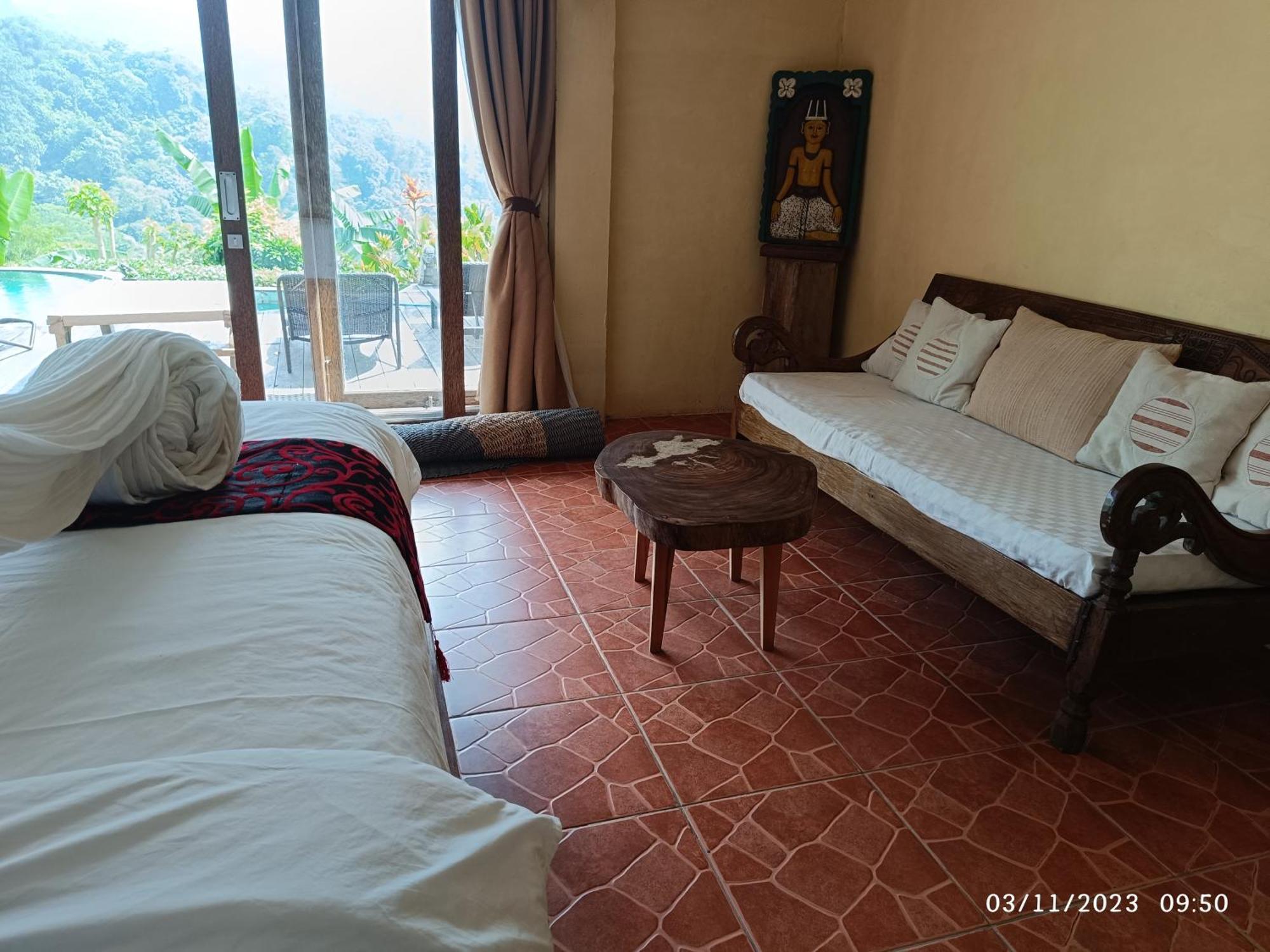 Dwan Tea Mountain Side Bed & Breakfast Jatiluwih Rom bilde