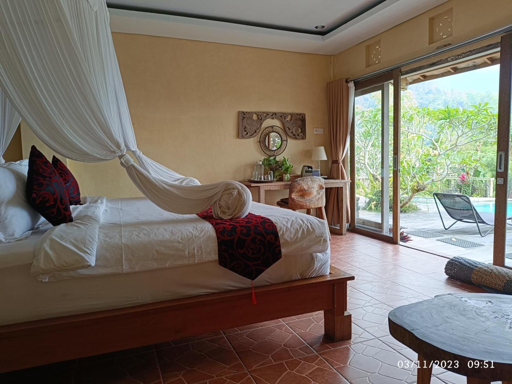 Dwan Tea Mountain Side Bed & Breakfast Jatiluwih Rom bilde
